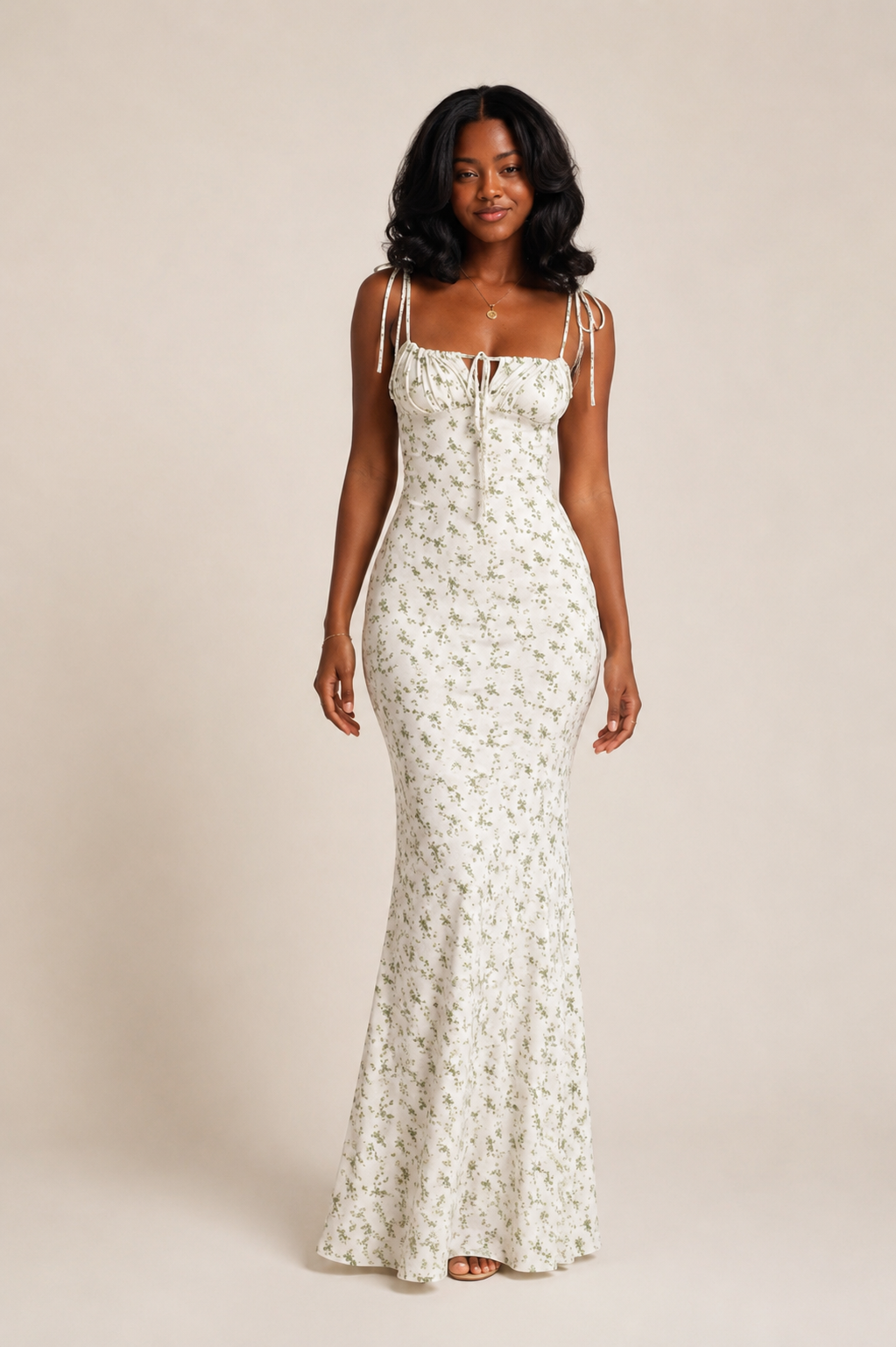 Robe longue florale – Look frais et élégant