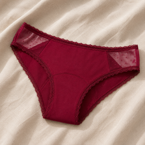 Culotte menstruelle taille haute – Confort quotidien