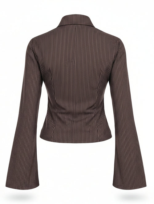 Cardigan-chemise côtelé – Style casual chic