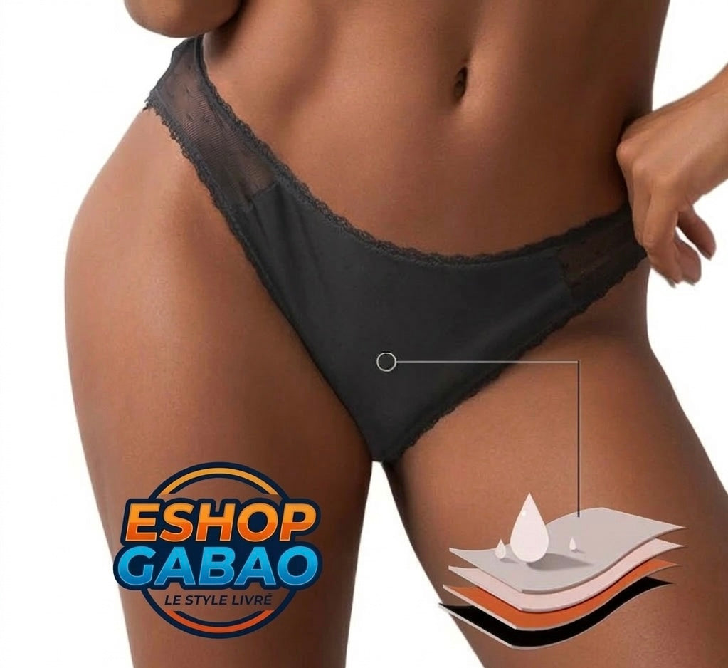 Culotte menstruelle taille haute – Confort quotidien