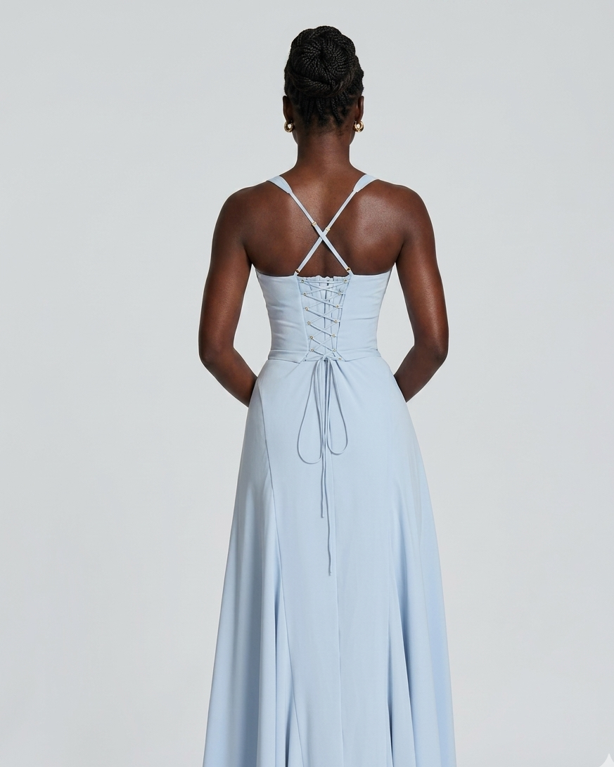 Robe de Soirée "Aurelia" – Coupe Sirène & Décolleté Cœur