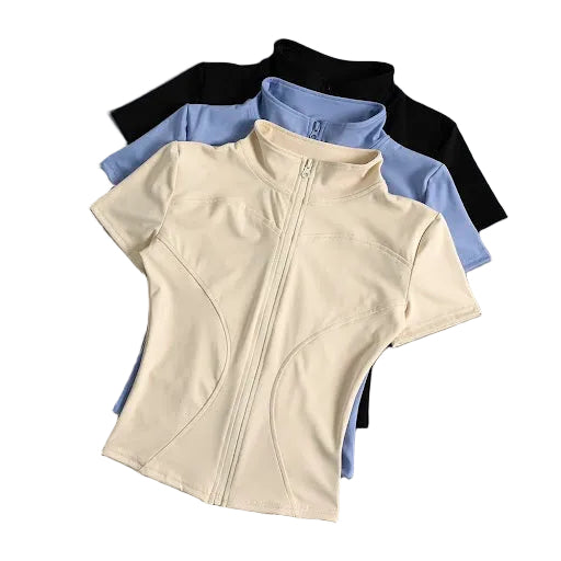 Veste de sport zippée femme – Coupe active